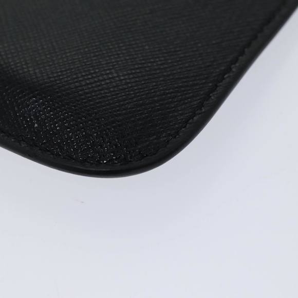 PRADA Safiano leather iPhone Case Black 2ARD62 Auth ac2881 - Picture 15 of 16